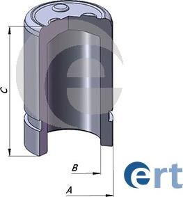 ERT 151069-C - Поршень, корпус скобы тормоза unicars.by