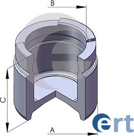 ERT 150291-C - Поршень, корпус скобы тормоза unicars.by