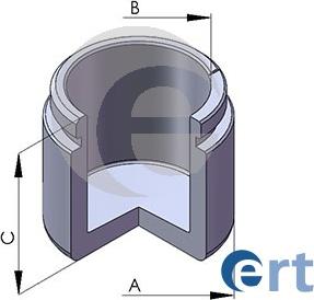 ERT 150955-C - Поршень, корпус скобы тормоза unicars.by