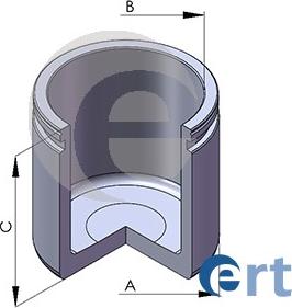 ERT 150289-C - Поршень, корпус скобы тормоза unicars.by