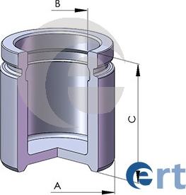 ERT 150280-C - Поршень, корпус скобы тормоза unicars.by