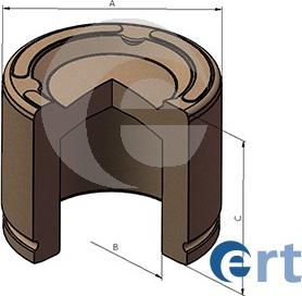 ERT 151549-C - Поршень, корпус скобы тормоза unicars.by