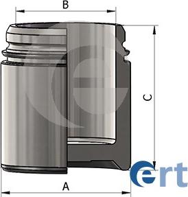 ERT 151065-C - Поршень, корпус скобы тормоза unicars.by