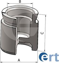 ERT 151855-C - Поршень, корпус скобы тормоза unicars.by