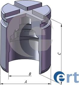 ERT 151292-C - Поршень, корпус скобы тормоза unicars.by