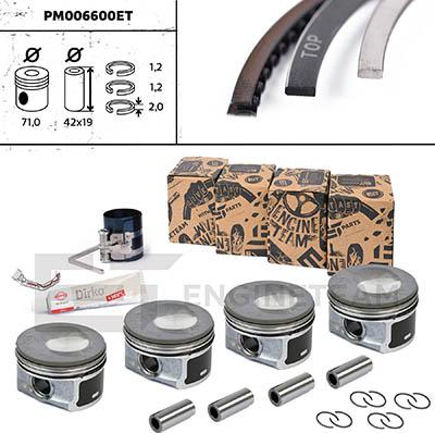 ET Engineteam PM006600ET - Комплект поршней unicars.by
