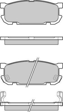 E.T.F. 12-0992 - Тормозные колодки, дисковые, комплект unicars.by