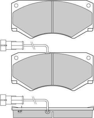 Valeo 671658 - Тормозные колодки, дисковые, комплект unicars.by