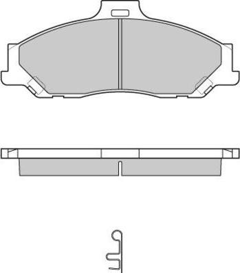 Remsa 0730.81 - Тормозные колодки, дисковые, комплект unicars.by