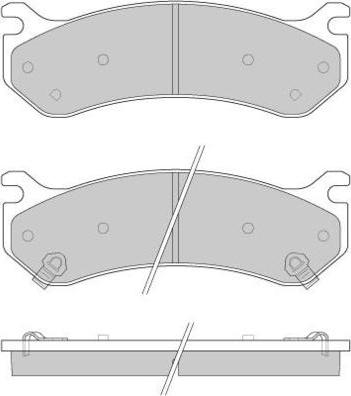 E.T.F. 12-0918 - Тормозные колодки, дисковые, комплект unicars.by