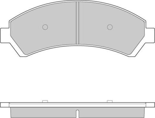 BENDIX D726 - Тормозные колодки, дисковые, комплект unicars.by