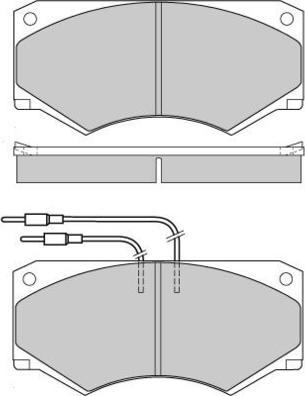 Quinton Hazell 2586 - Тормозные колодки, дисковые, комплект unicars.by