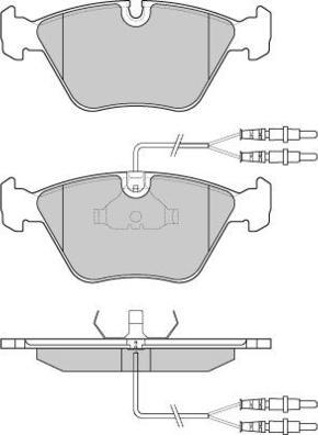 Valeo 597162 - Тормозные колодки, дисковые, комплект unicars.by