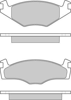 SACHS 111_1070 - Тормозные колодки, дисковые, комплект unicars.by