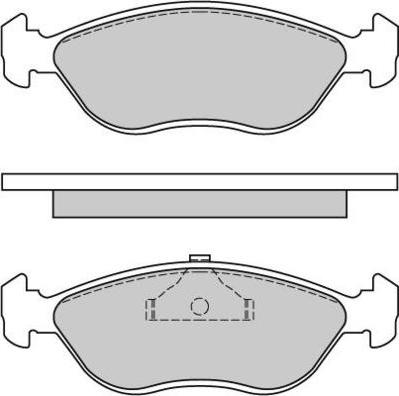 HELLA 8DB 355 007-781 - Тормозные колодки, дисковые, комплект unicars.by