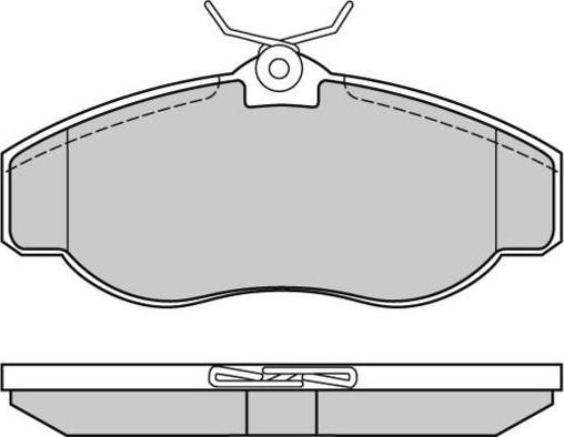 HELLA PAGID T0065 - Тормозные колодки, дисковые, комплект unicars.by