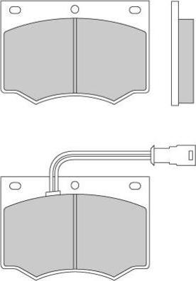 FTE BL2302A1 - Тормозные колодки, дисковые, комплект unicars.by