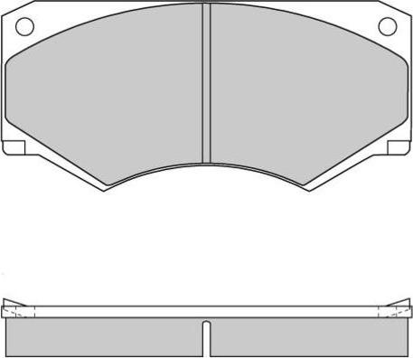 Triscan FCV239 - Тормозные колодки, дисковые, комплект unicars.by