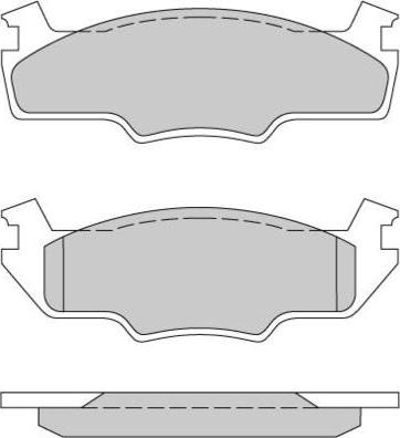 Triscan 436401 - Тормозные колодки, дисковые, комплект unicars.by