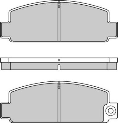 E.T.F. 12-0183 - Тормозные колодки, дисковые, комплект unicars.by