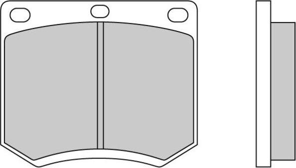 BENDIX 571247 - Тормозные колодки, дисковые, комплект unicars.by