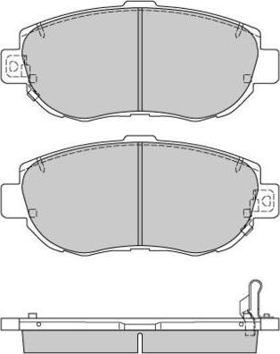 E.T.F. 12-0832 - Тормозные колодки, дисковые, комплект unicars.by