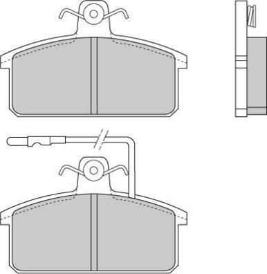 Magneti Marelli 363702160124 - Тормозные колодки, дисковые, комплект unicars.by