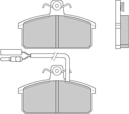 Valeo 671646 - Тормозные колодки, дисковые, комплект unicars.by