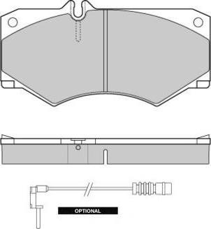 E.T.F. 12-0238 - Тормозные колодки, дисковые, комплект unicars.by