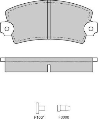 E.T.F. 12-0220 - Тормозные колодки, дисковые, комплект unicars.by