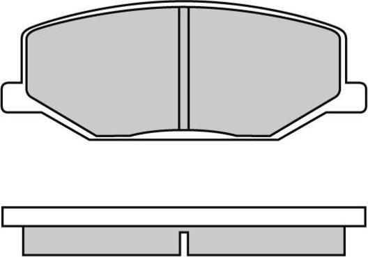 E.T.F. 12-0278 - Тормозные колодки, дисковые, комплект unicars.by