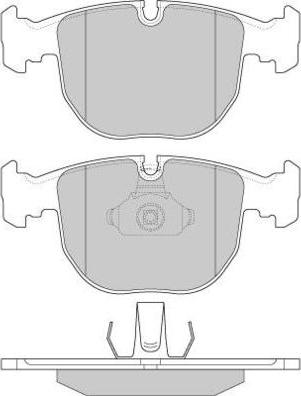 E.T.F. 12-0774 - Тормозные колодки, дисковые, комплект unicars.by