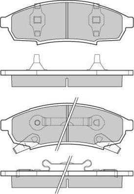 Ruville D37672650 - Тормозные колодки, дисковые, комплект unicars.by