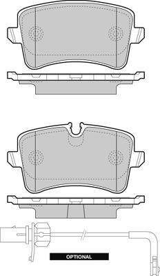 Dynamatrix DBP4410 - Тормозные колодки, дисковые, комплект unicars.by