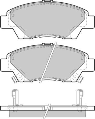 Patron PBP141 - Тормозные колодки, дисковые, комплект unicars.by