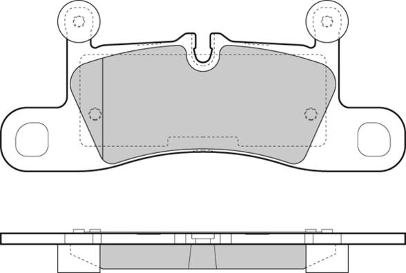 Dynamatrix DBP4424 - Тормозные колодки, дисковые, комплект unicars.by