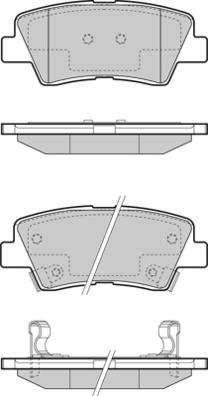 BOSCH 986TB3203 - Тормозные колодки, дисковые, комплект unicars.by