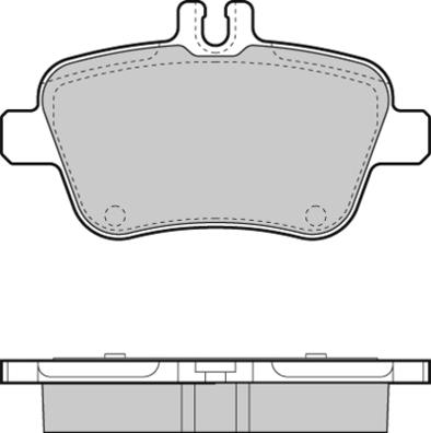 Mercedes-Benz N0064202320 - Тормозные колодки, дисковые, комплект unicars.by