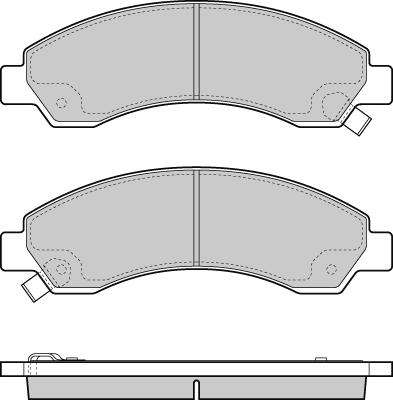 Herth+Buss Elparts J3609010 - Тормозные колодки, дисковые, комплект unicars.by