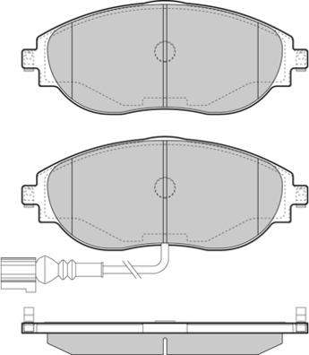 Brake Engineering PA1896 - Тормозные колодки, дисковые, комплект unicars.by