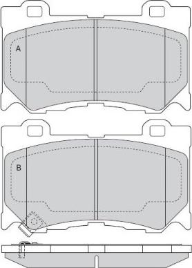 Valeo 671804 - Тормозные колодки, дисковые, комплект unicars.by