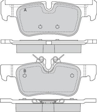 Valeo 302445 - Тормозные колодки, дисковые, комплект unicars.by