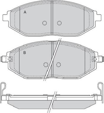 Meyle MBP1743 - Тормозные колодки, дисковые, комплект unicars.by