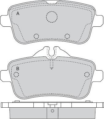 Remy RAP1190 - Тормозные колодки, дисковые, комплект unicars.by