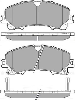 Pagid 22117 - Тормозные колодки, дисковые, комплект unicars.by