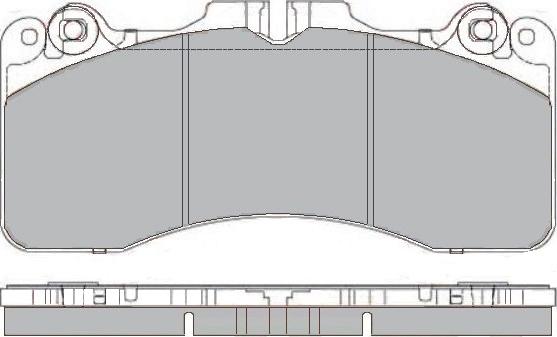 Allied Nippon ADB06094 - Тормозные колодки, дисковые, комплект unicars.by