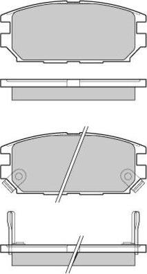 Dynamatrix DBP1507 - Тормозные колодки, дисковые, комплект unicars.by