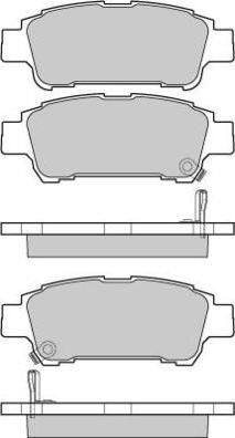 VEMA 838120 - Тормозные колодки, дисковые, комплект unicars.by