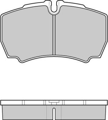 E.T.F. 12-1025 - Тормозные колодки, дисковые, комплект unicars.by