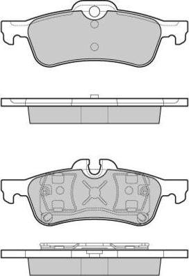 HELLA 530032770 - Тормозные колодки, дисковые, комплект unicars.by